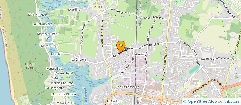 localisation de l'entreprise MADAME DAPHNE SCHREDER à LES SABLES D'OLONNE