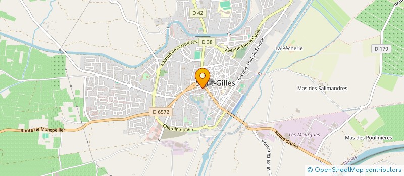 localisation de l'entreprise MADAME DAPHNE SOUQUE  SAINT-GILLES