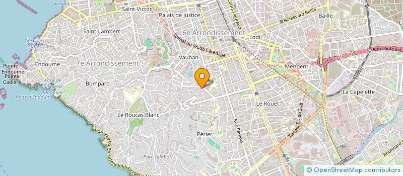 localisation de l'entreprise MADAME DAPHNE STEFFENS  MARSEILLE