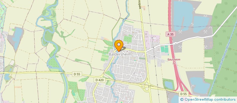localisation de l'entreprise MADAME DAPHNE SZULC  BALDERSHEIM