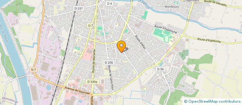 localisation de l'entreprise MADAME DAPHNE VANDEVYVERE à MONTELIMAR