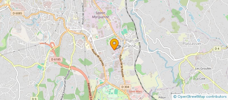 localisation de l'entreprise MADAME DAPHNE VIDAL-HISSEY  GRASSE