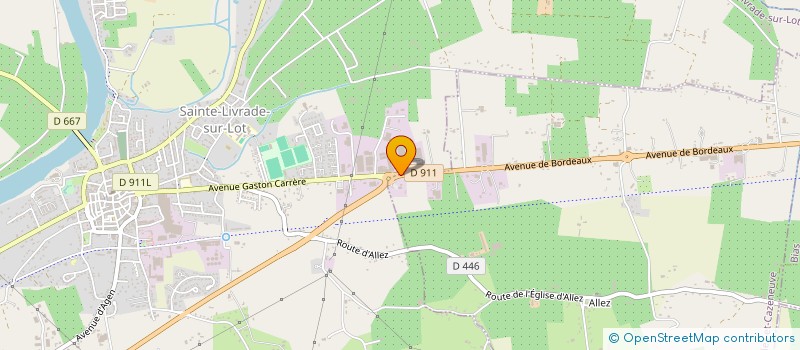 localisation de l'entreprise MADAME DAPHNE VIEILLE  SAINTE-LIVRADE-SUR-LOT