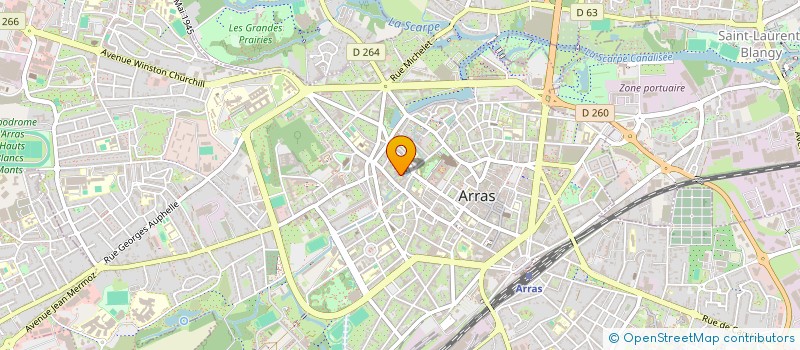 localisation de l'entreprise MADAME DAPHNE WEPPE à ARRAS