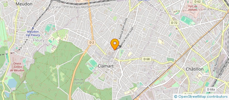 localisation de l'entreprise MADAME DAPHNEE BONNEAU à CLAMART