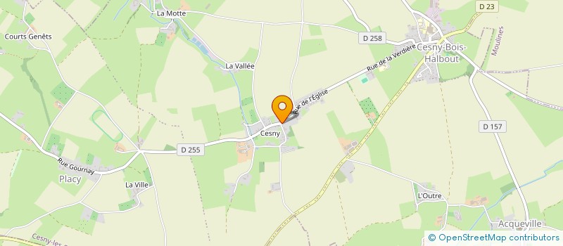 localisation de l'entreprise MADAME DAPHNEE CHEVALIER CHAUVIERRE  CESNY-LES-SOURCES