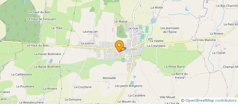 localisation de l'entreprise MADAME DAPHNEE DAGORN à GUIPEL