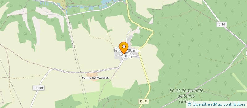 localisation de l'entreprise MADAME DAPHNEE DANTHENY  FRESNES-SOUS-COUCY