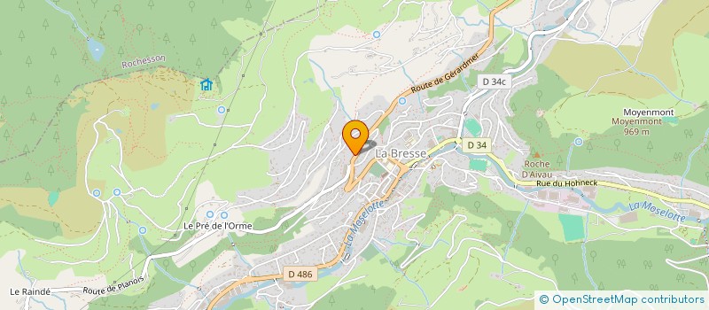 localisation de l'entreprise MADAME DAPHNEE DIERSTEIN  LA BRESSE