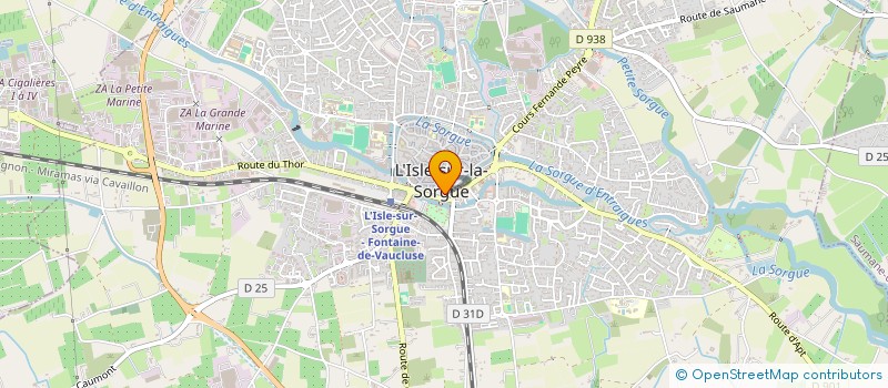 localisation de l'entreprise MADAME DAPHNEE GILABERT à ORANGE