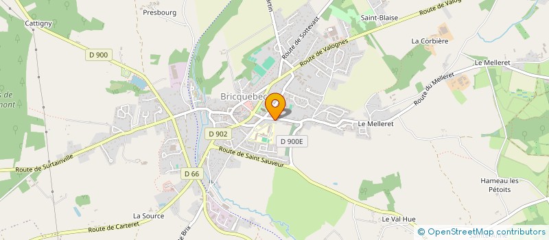 localisation de l'entreprise MADAME DAPHNEE JEUDY  BRICQUEBEC-EN-COTENTIN