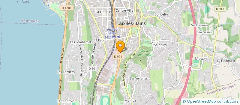 localisation de l'entreprise MADAME DAPHNEE MORISSAU à AIX-LES-BAINS