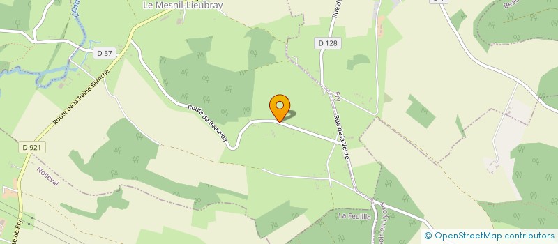 localisation de l'entreprise MADAME DAPHNEE REDON  LE MESNIL-LIEUBRAY