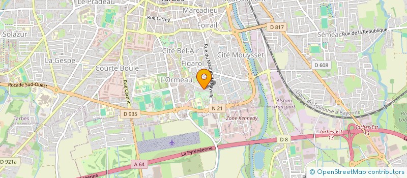 localisation de l'entreprise MADAME DAPHNEE SALESSES  PONTACQ