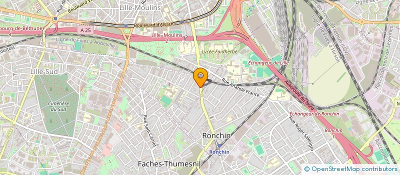 localisation de l'entreprise MADAME DAPHNEY LEFEBVRE à LILLE