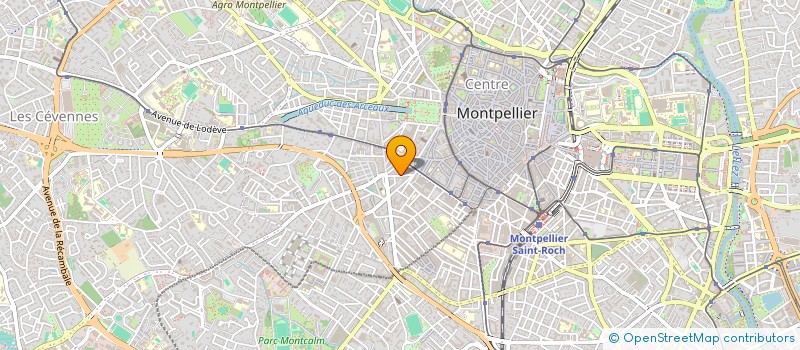 localisation de l'entreprise MADAME DAPHNY RINVIL à MONTPELLIER