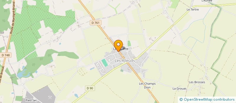 localisation de l'entreprise MADAME DAPSENCE MONIER  BRISSAC LOIRE AUBANCE