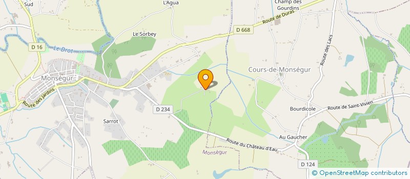 localisation de l'entreprise MADAME DARCIE FAIRBANKS  MONSEGUR