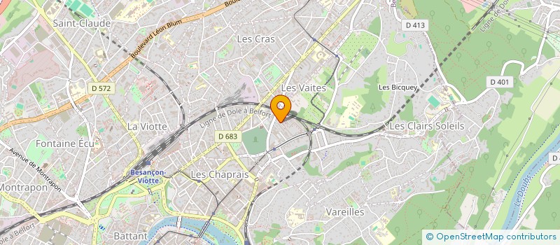 localisation de l'entreprise MADAME DAREJAN TCHILACHAVA  BESANCON