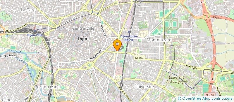 localisation de l'entreprise MADAME DARELLE TOUKAM à DIJON