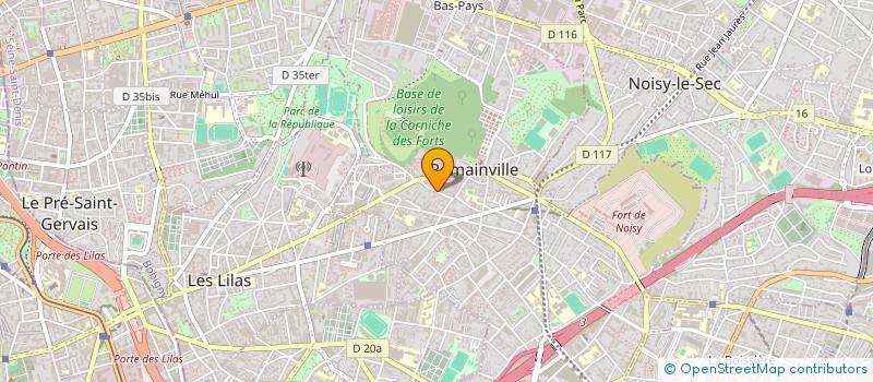localisation de l'entreprise MADAME DARIA ALEKSANDROVSKAYA à ROMAINVILLE