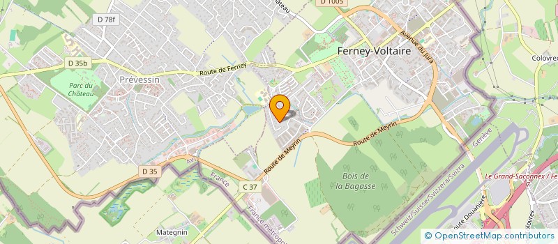 localisation de l'entreprise MADAME DARIA ALIMPIEVA à FERNEY-VOLTAIRE