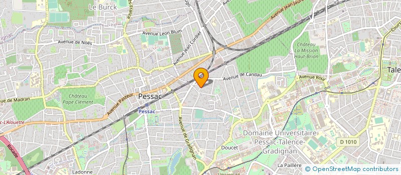 localisation de l'entreprise MADAME DARIA ESAULENKO à PESSAC