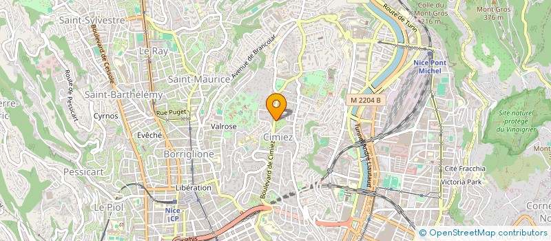 localisation de l'entreprise MADAME DARIA GORINA à NICE
