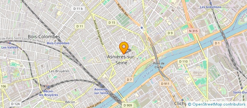 localisation de l'entreprise MADAME DARIA KABANOVA à ASNIERES-SUR-SEINE
