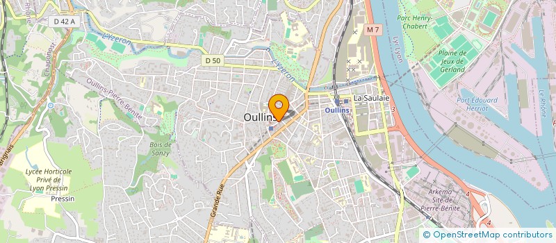 localisation de l'entreprise MADAME DARIA KRAVCHENKO  OULLINS-PIERRE-BENITE