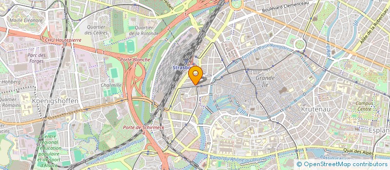 localisation de l'entreprise MADAME DARIA MOCANU  STRASBOURG