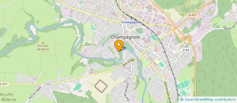 localisation de l'entreprise MADAME DARIA POPOVSKAIA à CHAMPAGNOLE