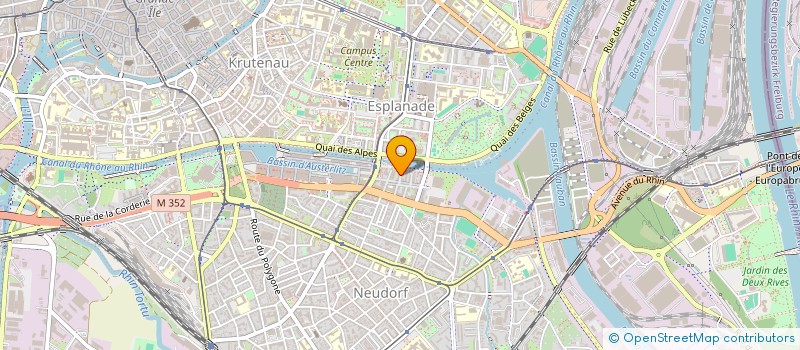 localisation de l'entreprise MADAME DARIA SHAPOVALOVA à STRASBOURG