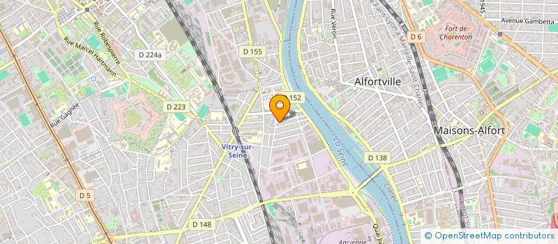 localisation de l'entreprise MADAME DARIA SHIGASHOVA  VITRY-SUR-SEINE