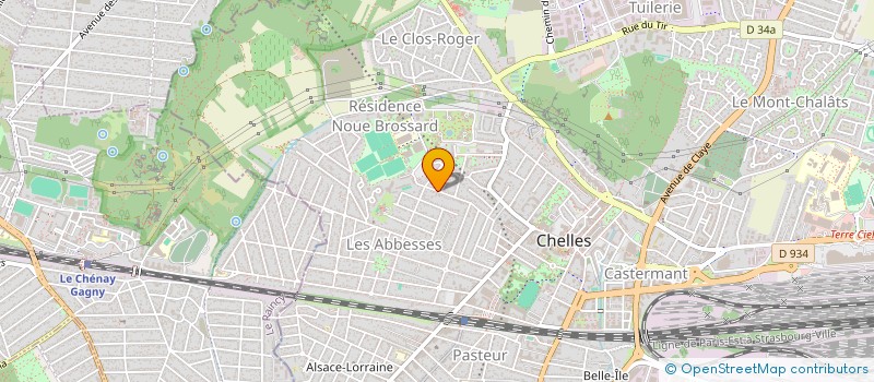 localisation de l'entreprise MADAME DARIA SHTANKO  CHELLES