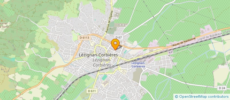 localisation de l'entreprise MADAME DARIA SILAIEVA à LEZIGNAN-CORBIERES
