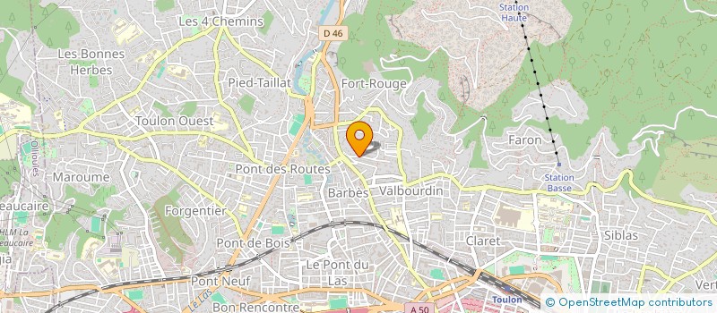 localisation de l'entreprise MADAME DARIA ZAKHAROVA  TOULON