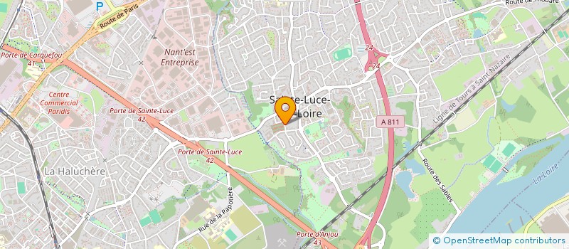 localisation de l'entreprise MADAME DARIIA CHAKVIETADZE  SAINTE-LUCE-SUR-LOIRE