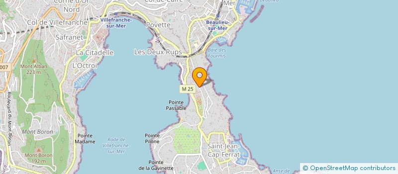 localisation de l'entreprise MADAME DARIJA KRIZANOVSKA  SAINT-JEAN-CAP-FERRAT