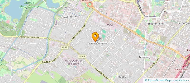 localisation de l'entreprise MADAME DARINA KARLOVITS  TOULOUSE