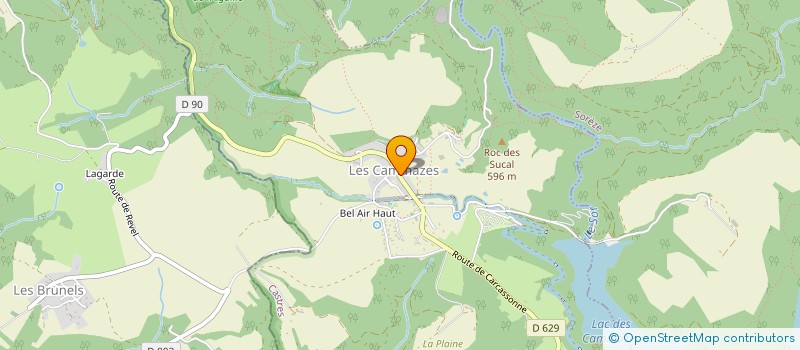 localisation de l'entreprise MADAME DARINA LAGRENAUDIE  LES CAMMAZES