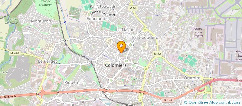 localisation de l'entreprise MADAME DARINA POLTORATZKY à COLOMIERS