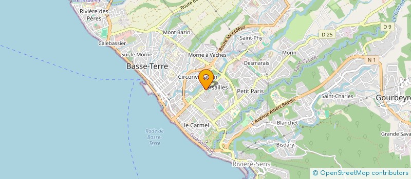 localisation de l'entreprise MADAME DARINA RIVIERE  BASSE-TERRE