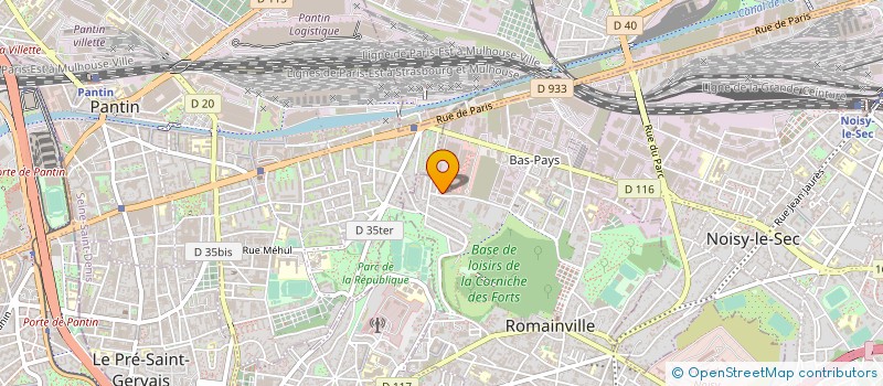 localisation de l'entreprise MADAME DARINE BENABADJI à ROMAINVILLE