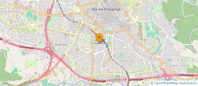 localisation de l'entreprise MADAME DARINE DJELBANI  AIX-EN-PROVENCE