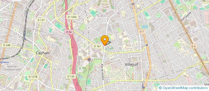 localisation de l'entreprise MADAME DARINE HOSTAL  VILLEJUIF