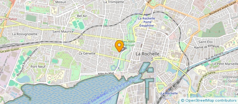 localisation de l'entreprise MADAME DARLENE ADJOVI  LA ROCHELLE