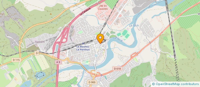 localisation de l'entreprise MADAME DARLINE ADELSON  LE BOULOU