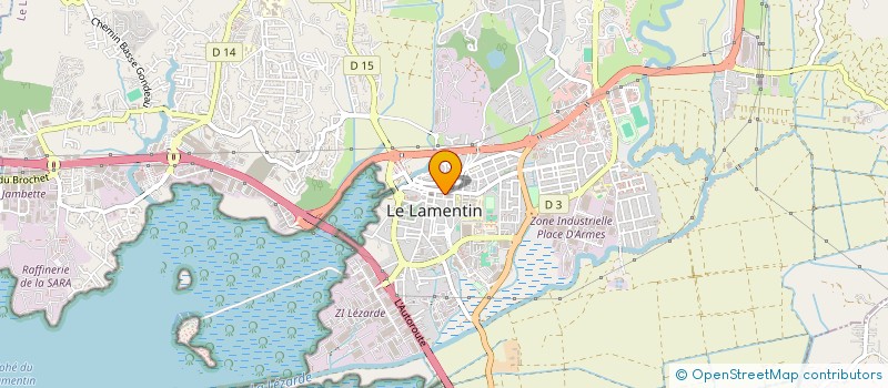 localisation de l'entreprise MADAME DARLINE CHERY à LE LAMENTIN