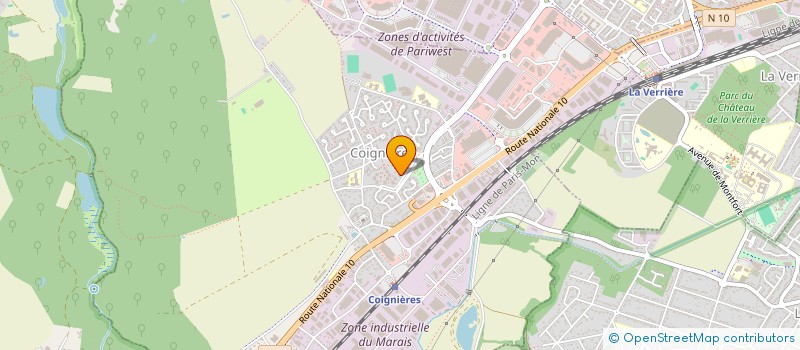 localisation de l'entreprise MADAME DARLINE LALANNE  COIGNIERES